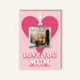 Personalised Mum Birthday Card And Photo Frame Keepsake, thumbnail 1 of 3