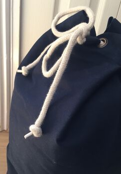 Sailor Bag, Large Gym Bag, Mens Beach Bag, Shoulder Bag, 6 of 8