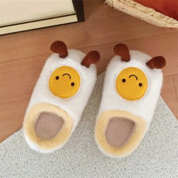 Super Cute Egg Face Slippers, 2 of 5