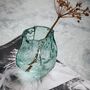Blue Textured Glass Vase, thumbnail 1 of 3