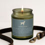 'Labrador' Definition Large Green Candle • Dog Enthusiast • Just Paws • Gift Box, thumbnail 1 of 4