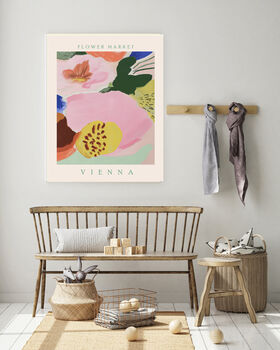Flower Market Vienna Art Print, 2 of 3
