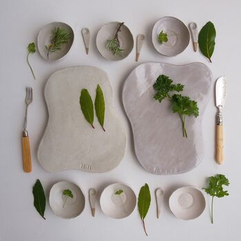 Handmade Personalised Ceramic Cheeseboard Platter, 6 of 10