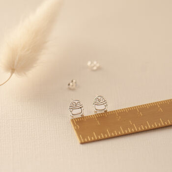 Penguin Sterling Silver Stud Earrings, 8 of 12