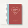 Personalised Birthday And Address Book With Heart, thumbnail 1 of 10