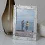 Honeycomb Cast Pewter Photo Frame, thumbnail 1 of 6
