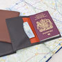 Leather Passport Travel Wallet, thumbnail 1 of 11