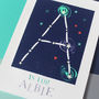 Glow In The Dark Stars Constellation Name Print, thumbnail 4 of 12