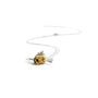 Forbidden Apple Pendant In Silver And Gold, thumbnail 3 of 5