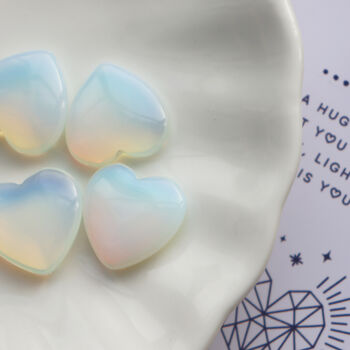 Opal Crystal Heart For Joy And Inspiration, 2 of 3