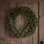 Pre Lit Pinecone Christmas Wreath, thumbnail 2 of 4