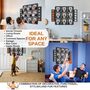 Basketball Hoop Wall Decor With Tic Tac Toe Game, thumbnail 5 of 6