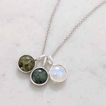 The 'VIP' Friends And Family Birthstone Necklace, Silver, 5 of 12