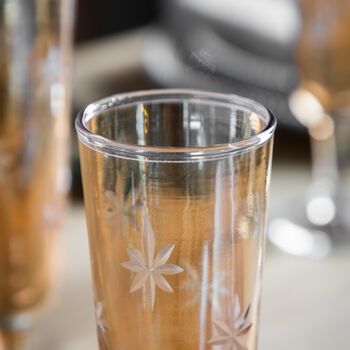 Star Etched Champagne Flute, 4 of 5