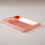 Handcrafted Lacquered Rectangular Serving Trays, thumbnail 7 of 12