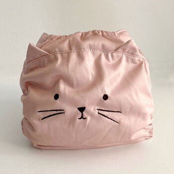 Cat Character Pocket Reusable Nappy, 3 of 4