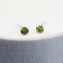 Sterling Silver August Birthstone Earrings, thumbnail 6 of 12