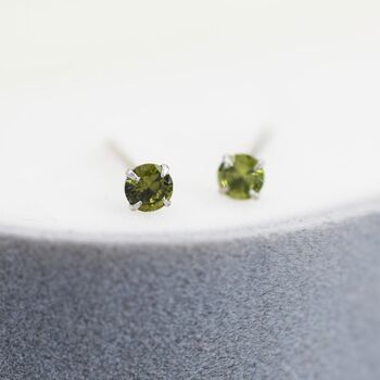 Sterling Silver August Birthstone Earrings, 6 of 12