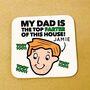 Personalised Father Top Farter Funny Coaster, thumbnail 1 of 2
