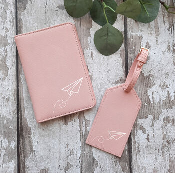 Paper Plane Passport And Luggage Tag Set, 3 of 4