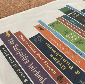 Washing Up: A Bibliographic Tea Towel, 2 of 2