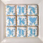 Thank You Biscuits Gift Box, Blue Floral, Nine Pieces, thumbnail 9 of 10