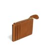 Lia Caramel Leather Card Holder, thumbnail 2 of 3