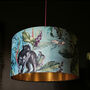 Deadly Night Shade Lampshade With Gold Lining Lithium, thumbnail 1 of 3