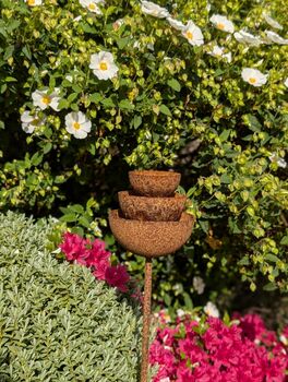 Rain Catcher Fountain Garden Ornament Stake, 10 of 11