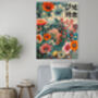 Japanese Botanical Flower Art Print, thumbnail 3 of 3