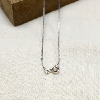 Sterling Silver And Gold Bonded Heart Pendant Necklace, 2 of 2