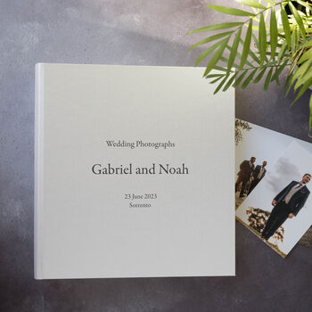 Printed Classic Wedding Photograph Album, 3 of 12