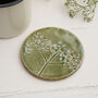 Green Meadow Wild Flower Ceramic Coasters, thumbnail 4 of 8