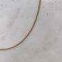 Rose Gold Paperclip Chain Necklace, thumbnail 4 of 6