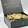 Customisable Birthday Gift Box With Calligraphy Name, thumbnail 3 of 6