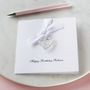 Personalised Wire Heart Birthday Card, thumbnail 1 of 5