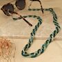 Glasses Chain Jade Green And Teal Chunky Acrylic Chain, thumbnail 2 of 12