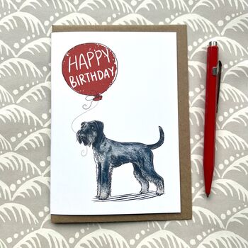 Giant Schnauzer Birthday Card, 5 of 7