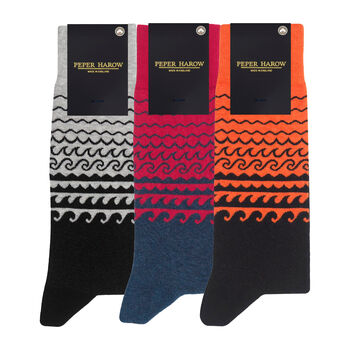 Wave Men’s Socks Bundle, 2 of 7