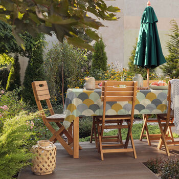 Scandi Hills Water Resistant Garden Outdoor Tablecloth, 7 of 7