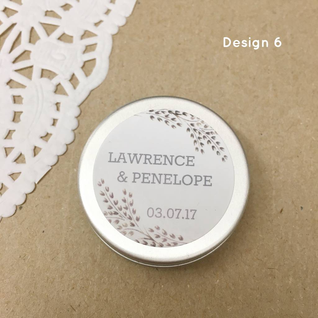 Make Your Own Personalised Wedding Favours Lip Balm Kit By Sweet Cecily