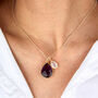 Mother And Child Semi Precious Birthstone Necklace, thumbnail 1 of 10