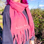 Personalised My Mummy Embroidered Scarf, thumbnail 1 of 5