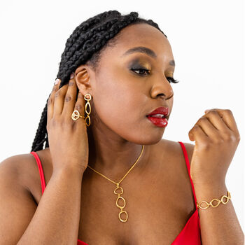 Sterling Silver Or Gold Vermeil T Bar Bracelet – Volcan Molten Link Design – Adjustable 925 Handmade Statement Jewellery Gift For Her, 5 of 12