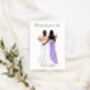 Bestie Wedding Day Card Always By Your Side, thumbnail 1 of 4