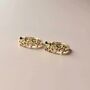 Star Huggie Hoop Earrings Gold Plated Water Resistant, thumbnail 1 of 3