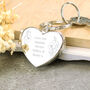 Mothers Day Gifts Heart Photo Frame Locket Keyring, thumbnail 1 of 8