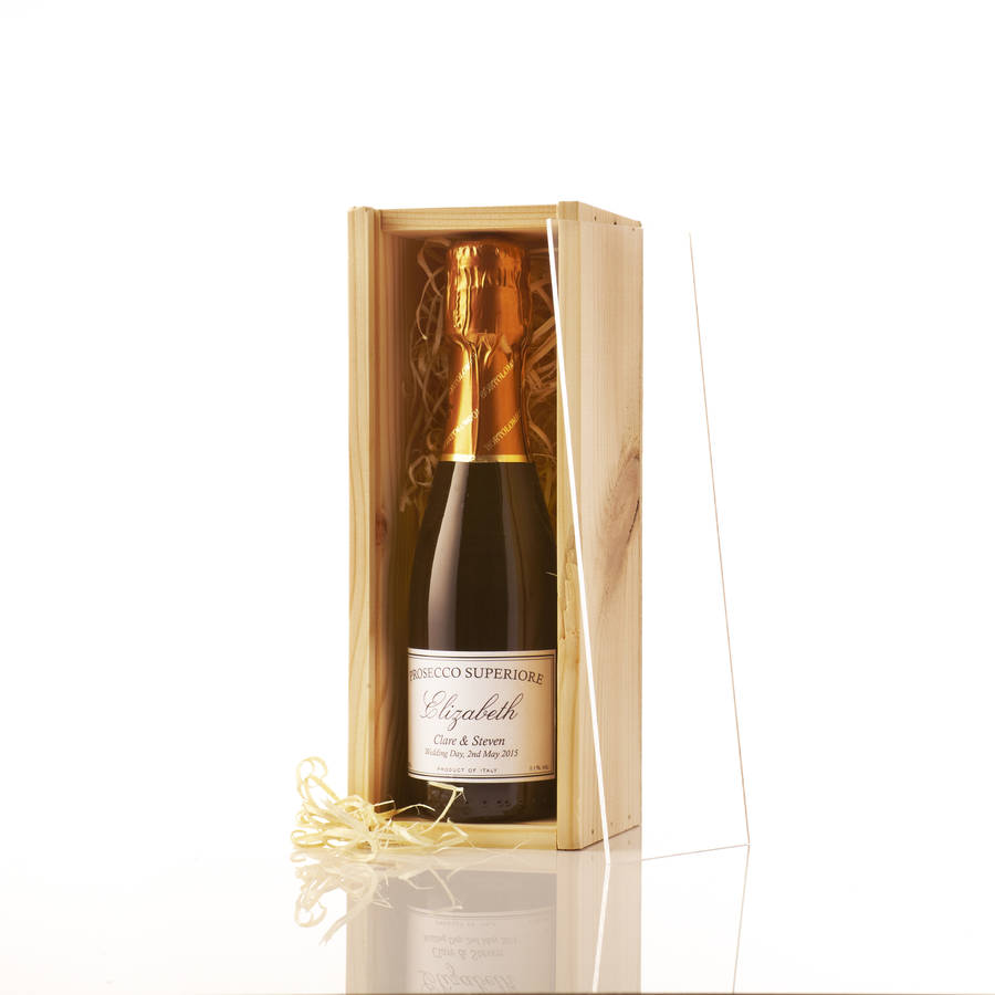 personalised mini prosecco by intervino | notonthehighstreet.com