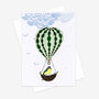 'Hot Air Balloon' Greetings Card, thumbnail 2 of 2