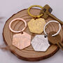 Personalised Street Map Hexagon Keyring, thumbnail 10 of 12